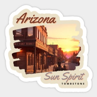 Arizona Sun Spirit Old Tombstone Sticker